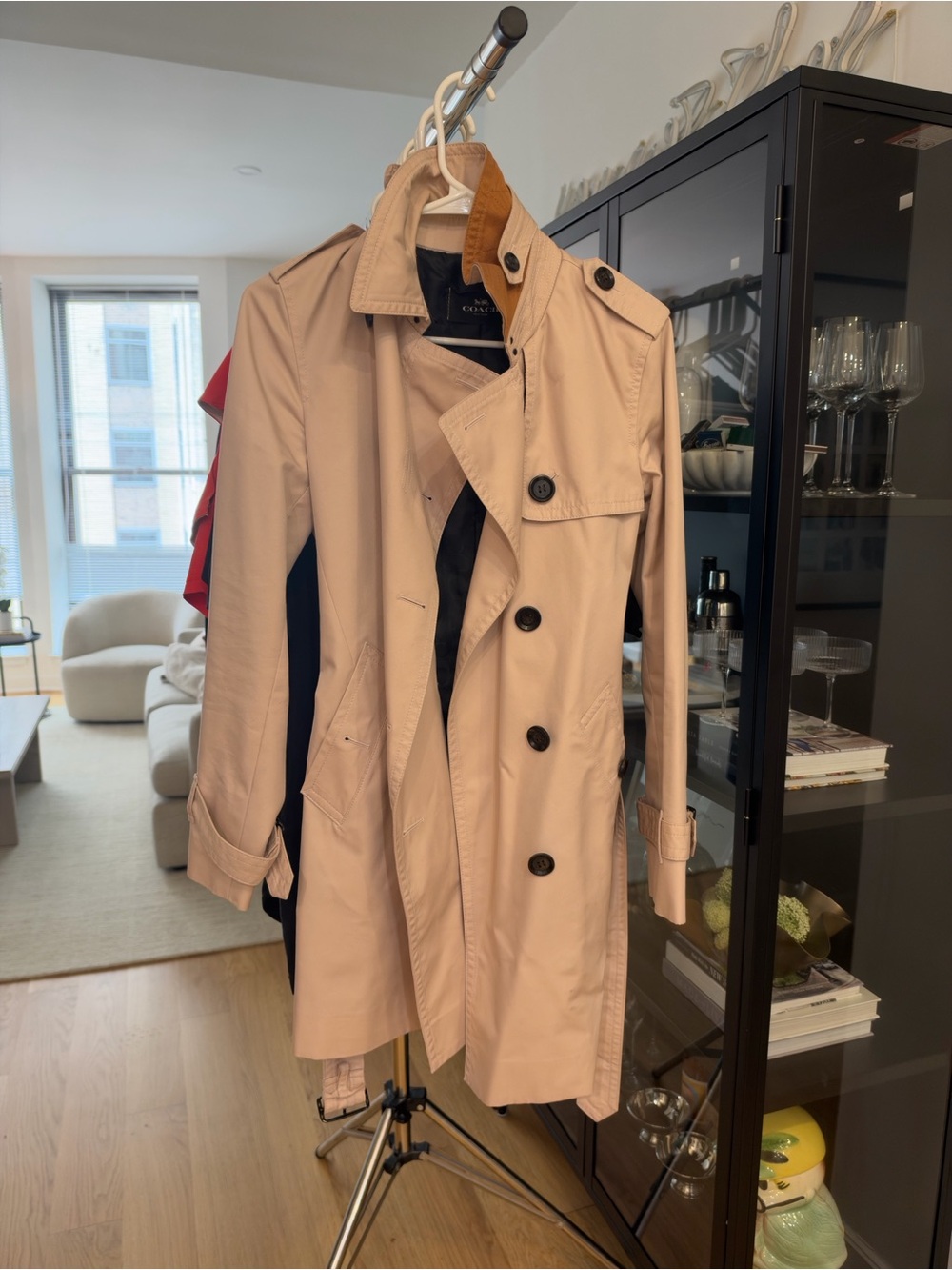 Coach Classic Beige Trench Coat